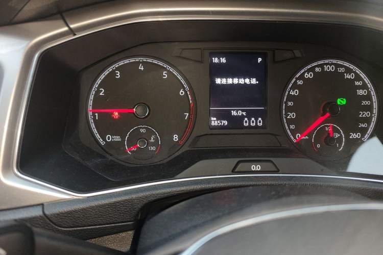 Used Volkswagen T-ROC 2021 Revised Version 280TSI DSG Two-Wheel Drive Elite Connect Edition Odometer Close Up