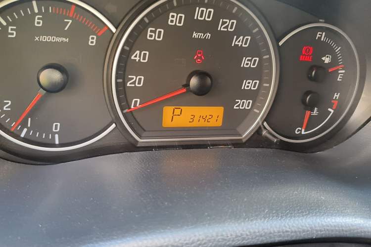 Used Suzuki Swift 2015 1.5L Automatic Limited Edition Odometer Close Up