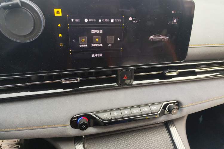 Used GAC Trumpchi EMPOW 2022 270T DCT J16 R-Style Track Edition Audio And AC Panel