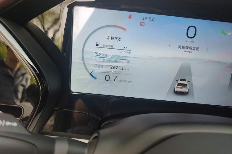 Used Geely Auto Monjaro L 2021 2.0TD High-Power Automatic All-Wheel-Drive Flagship Version Odometer Close Up