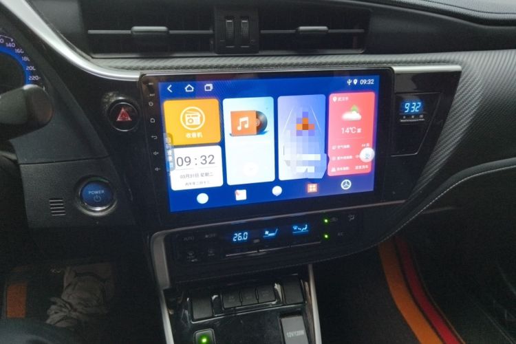 Used Toyota Levin 2017 Revised Dual-Engine 1.8H GS E-CVT Elite Sunroof Version China V Standard Audio And AC Panel