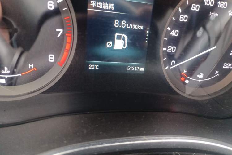 Used CHANGAN CS55 2017 1.5T Automatic Colorful Edition Odometer Close Up