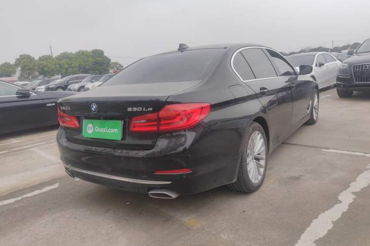 Used BMW 5 Series New Energy 2020 530Le Luxury Package Rear Right 45 Deg