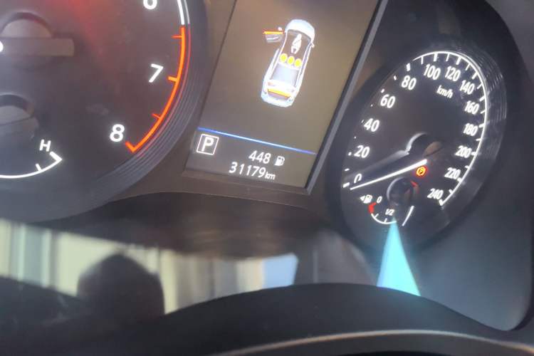 Used Nissan Teana 2021 2.0L XL Comfort Edition Odometer Close Up