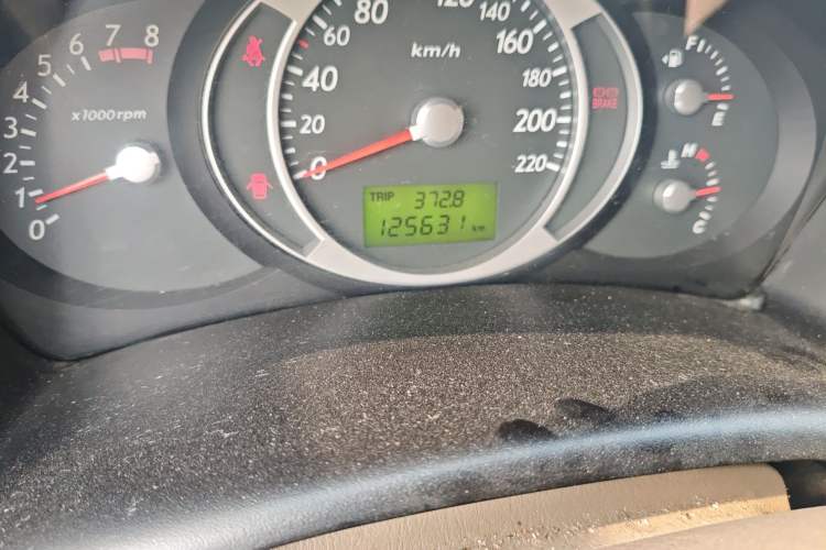 Used Hyundai Tucson 2013 2.0L Manual Two-Wheel Drive Fashion Edition Odometer Close Up