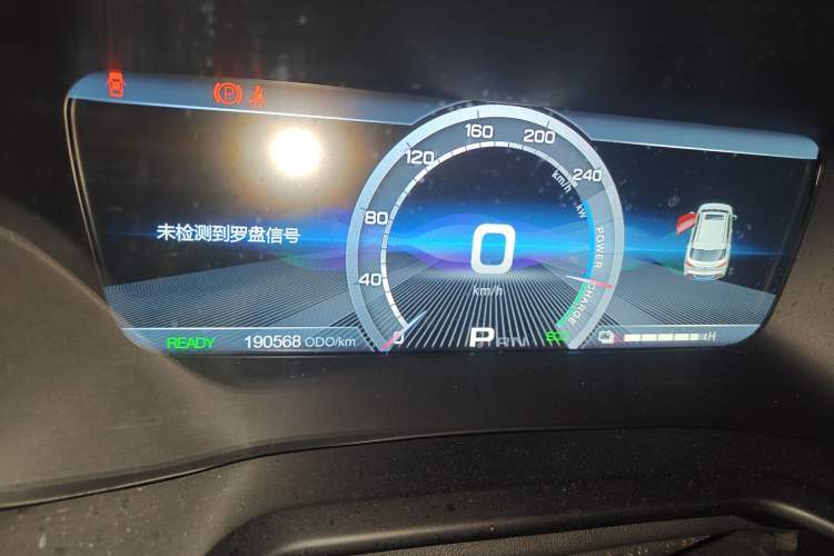 Used AION Trumpchi GE3 2018 530 Internet Enjoyment Version Odometer Close Up