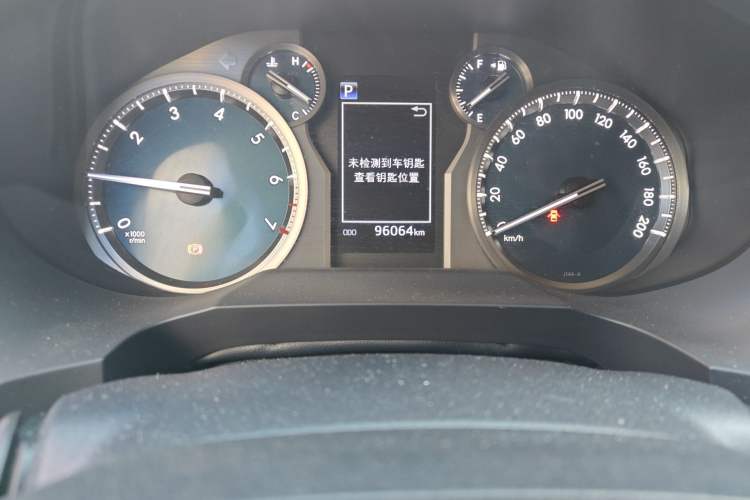 Used Toyota Prado 2018 3.5L Automatic TX-L with Rear-Mounted Spare Tire Odometer Close Up