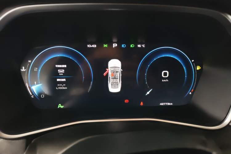 Used Geely Auto Preface 2023 2.0TD "Only This Verdant Green" Edition Instrument Cluster