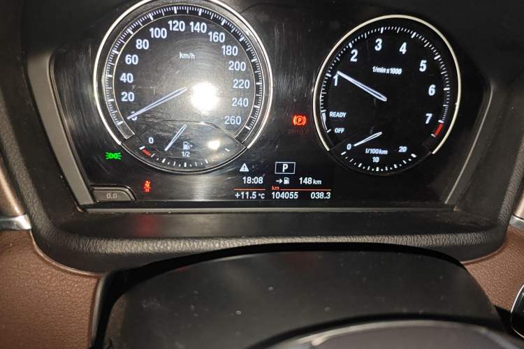 Used BMW X1 2018 sDrive18Li Luxury Model Odometer Close Up