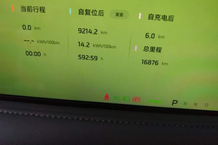 Used IM LS6 2025 Lingxi Intelligent Driving Edition Odometer Close Up