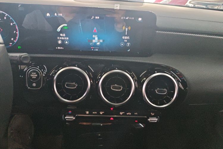 Used Mercedes-Benz A-Class 2022 A 180 L Sport Sedan Audio And AC Panel