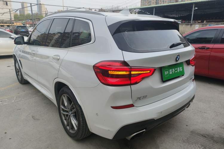 Used BMW X3 2020 xDrive25i M Sport Package Rear Left 45 Deg