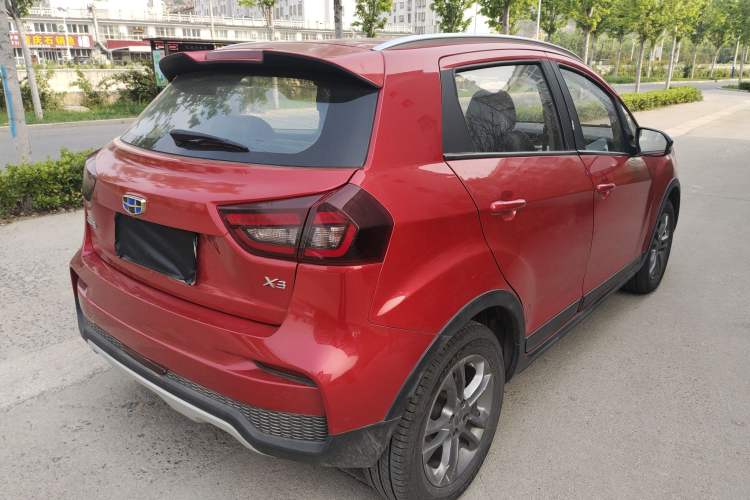 Used Geely Auto Vision X3 2020 1.5L CVT Luxury Model Rear Right 45 Deg