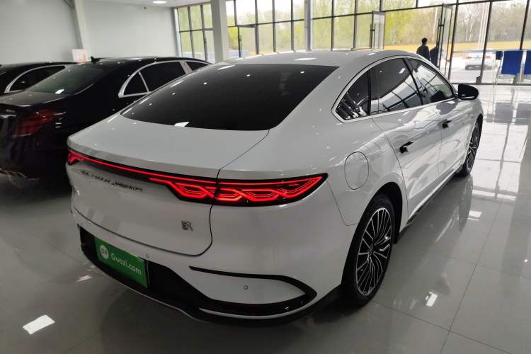 Used BYD Han 2023 DM-i Champion Edition 121KM Prestige Model Rear Right 45 Deg