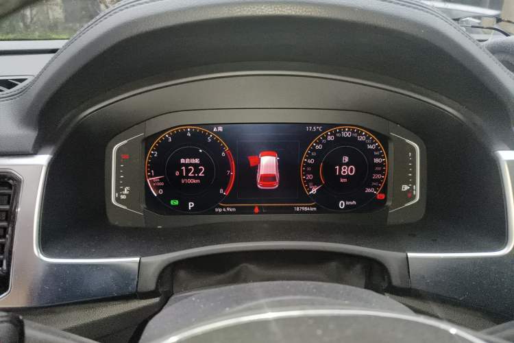 Used Volkswagen Teramont 2020 330TSI Two-Wheel-Drive Luxury Edition China VI Standard Instrument Cluster