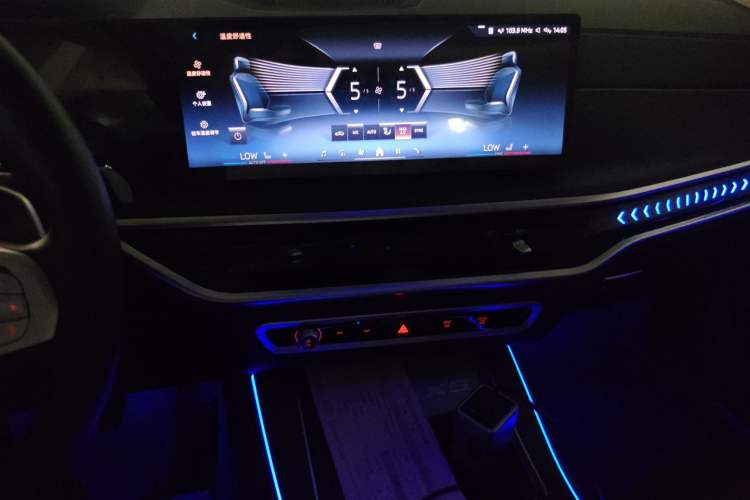 Used BMW X5 2023 xDrive 30Li Luxury M Sport Night Edition Package Audio And AC Panel