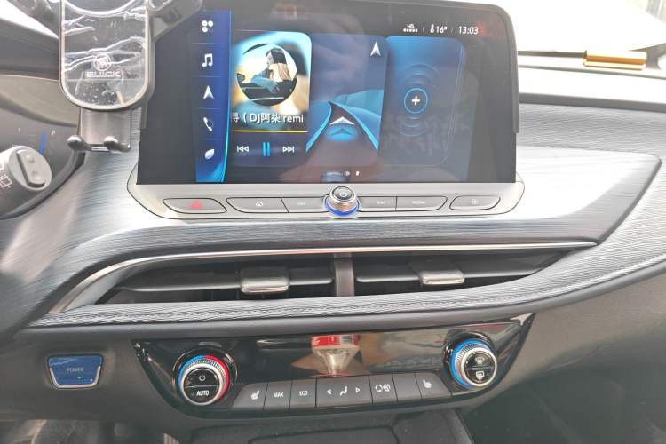 Used Buick Velite 6 2022 Plug-in Hybrid Connected Smart Edition Audio And AC Panel