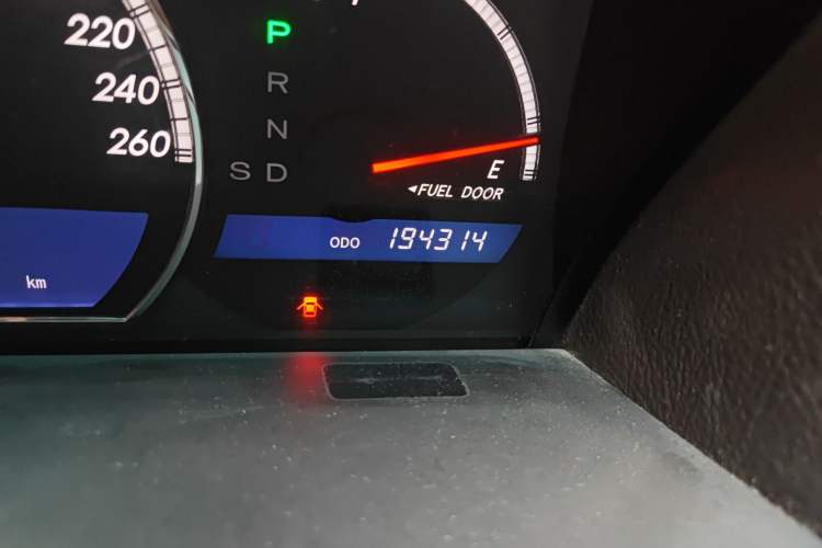 Used Toyota Crown 2009 2.5L Royal Special Reinforced Edition Odometer Close Up
