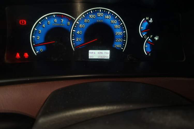 Used BYD F3 2013 Energy-Efficient Model 1.5L Manual Comfort Version Odometer Close Up