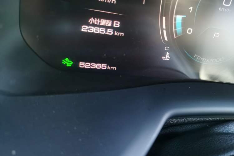 Used Wey VV7 2020 2.0T Ultra-Luxury Version Odometer Close Up