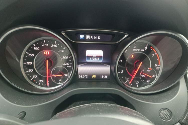 Used Mercedes-Benz CLA AMG 2017 Facelift AMG CLA 45 4MATIC Odometer Close Up