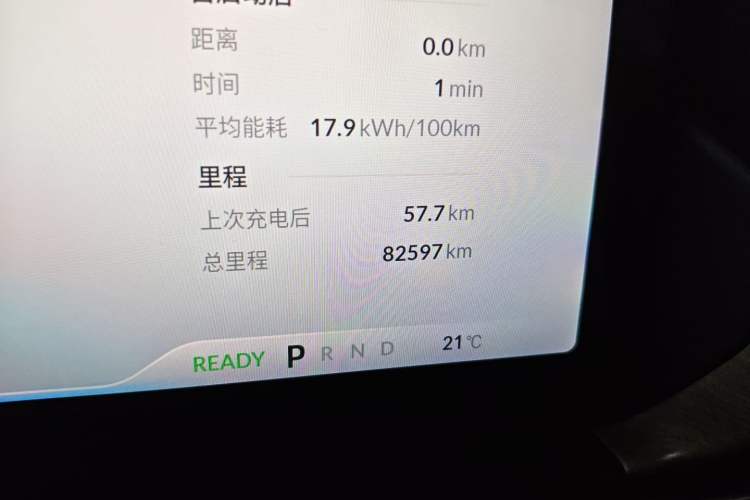 Used XPeng P5 2021 460G+ Odometer Close Up