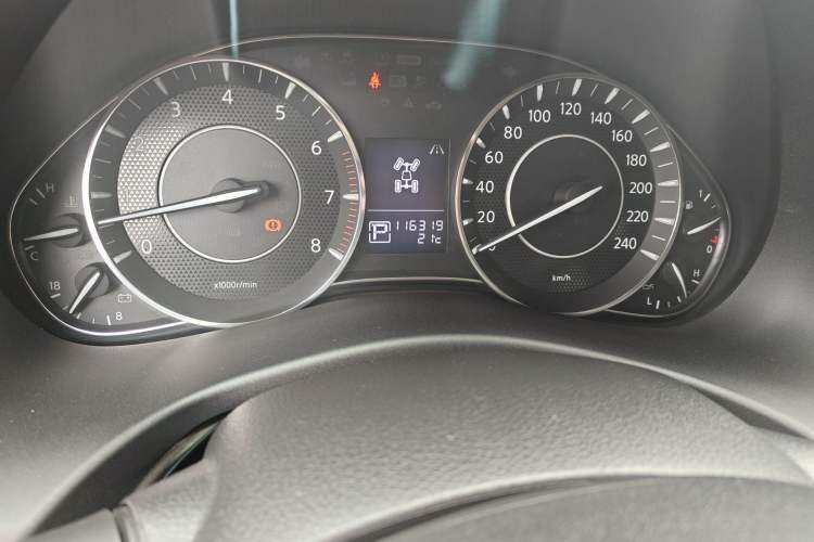 Used Nissan Patrol  Odometer Close Up