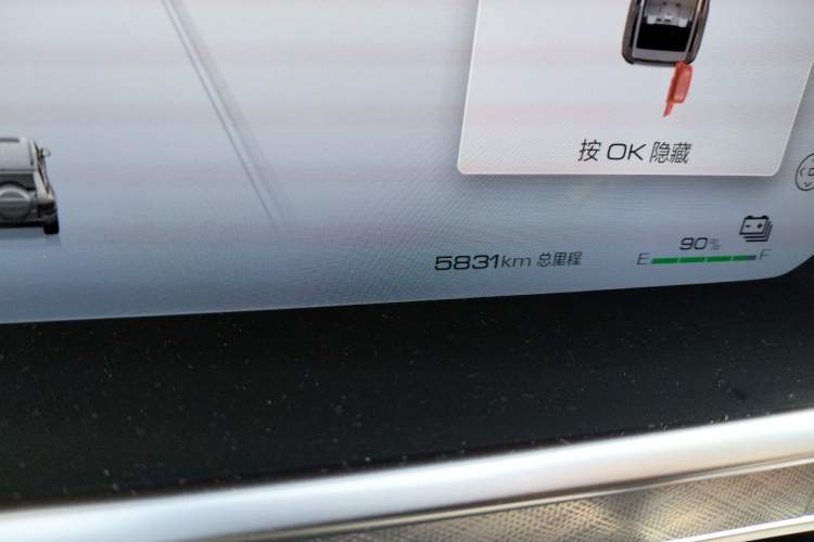 Used Tank 700 New Energy 2024 Hi4-T Extreme Edition Odometer Close Up