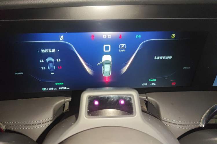 Used Hongqi E-HS9 2021 510 km Range Flagway Edition Six Seats Instrument Cluster