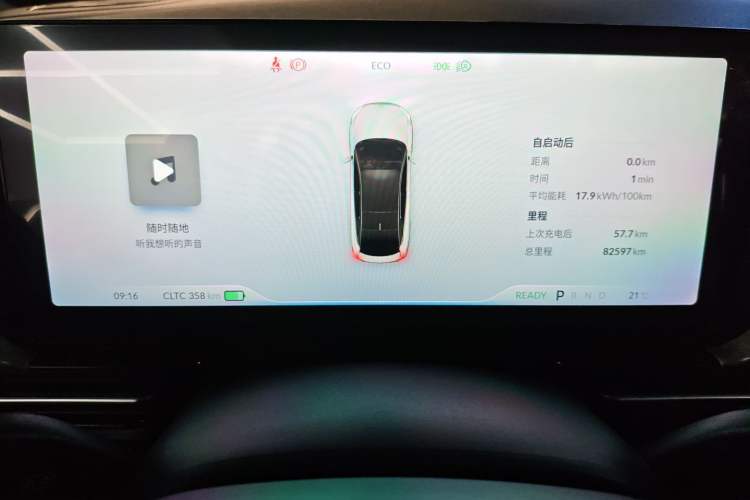 Used XPeng P5 2021 460G+ Instrument Cluster