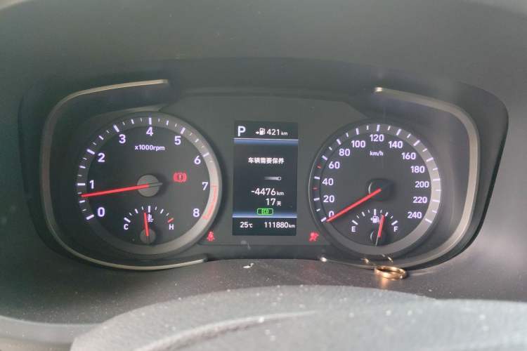 Used Hyundai ix35 2019 1.4T DCT Two-Wheel Drive Smart & Smooth Edition China V Standard Instrument Cluster