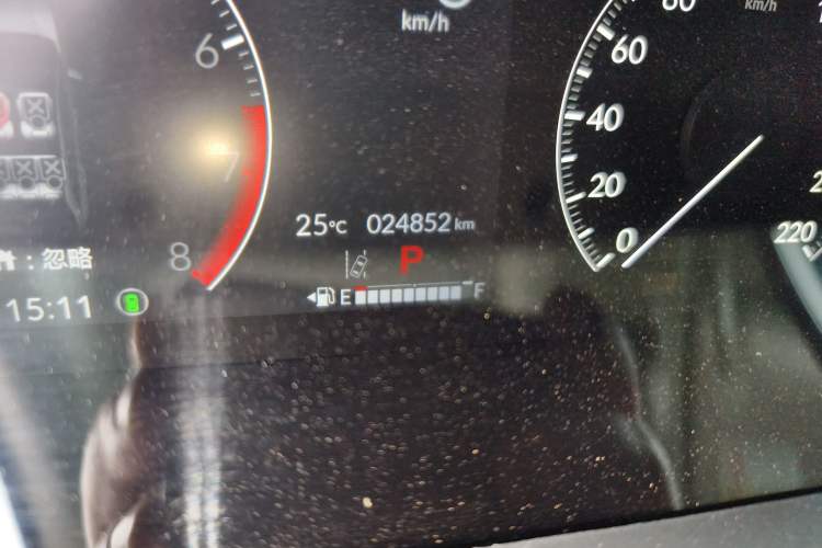 Used Honda ZR-V 2023 1.5T CVT Tech Edition Odometer Close Up