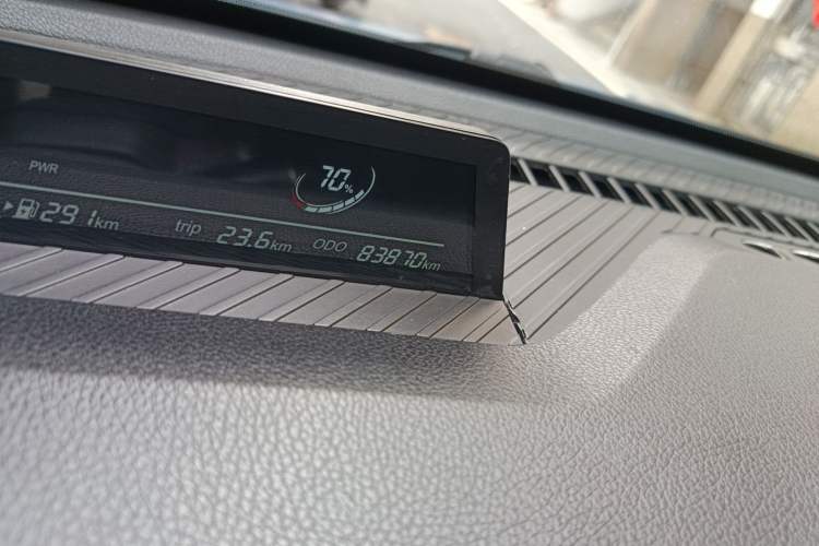 Used NETA V 2022 Chao 400 Lite Odometer Close Up