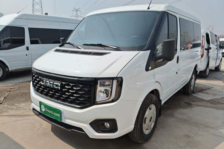 Used JMC Fushun 2023 2.0T Manual Short Wheelbase Low-Roof Commercial Multi-Purpose Passenger Vehicle 6 Seats with Lift-Up Tailgate