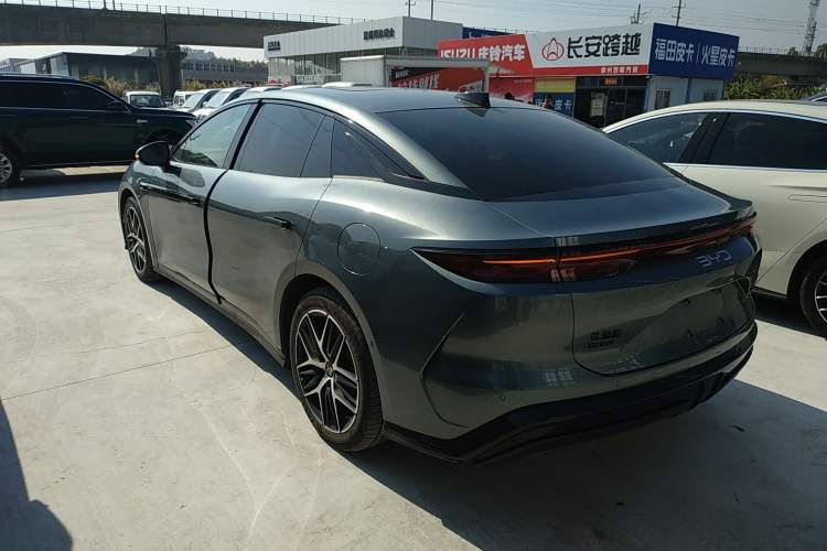 Used BYD Han L 2025 DM-p Four-Wheel-Drive LiDAR Flagship Model Rear Left 45 Deg