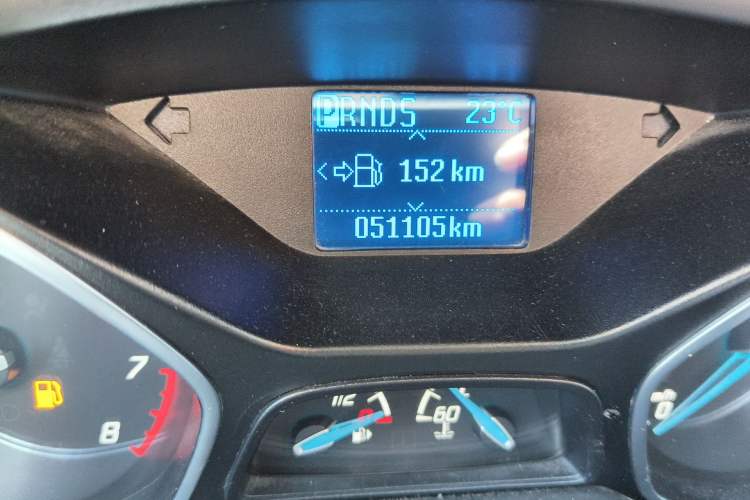 Used Ford Focus 2012 Hatchback 1.6L Automatic Fashion Edition Odometer Close Up