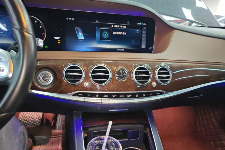 Used Mercedes-Benz S-Class 2018 S 450 L Audio And AC Panel