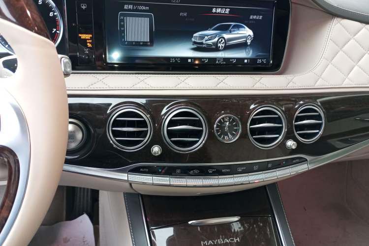 Used Mercedes-Benz Maybach S-Class 2015 S 600 Audio And AC Panel