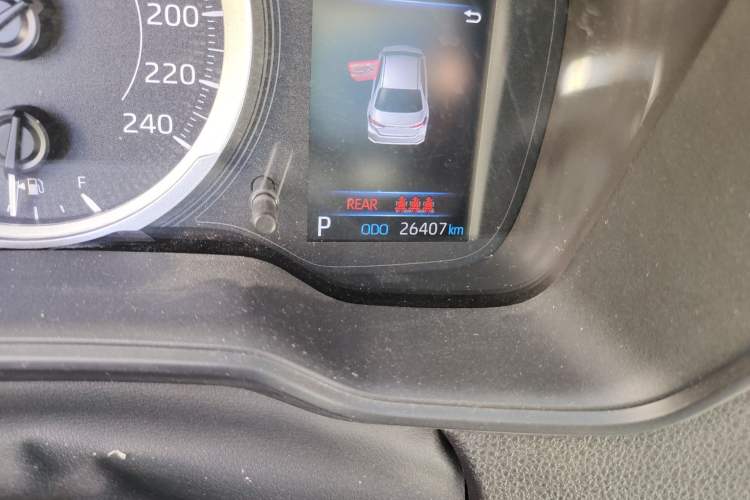 Used Toyota Corolla 2021 1.2T S-CVT Pioneer Edition Odometer Close Up