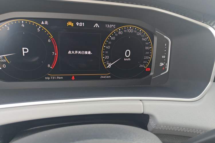 Used Volkswagen Tayron 2024 300TSI Two-Wheel-Drive Luxury Plus Advanced Version Odometer Close Up