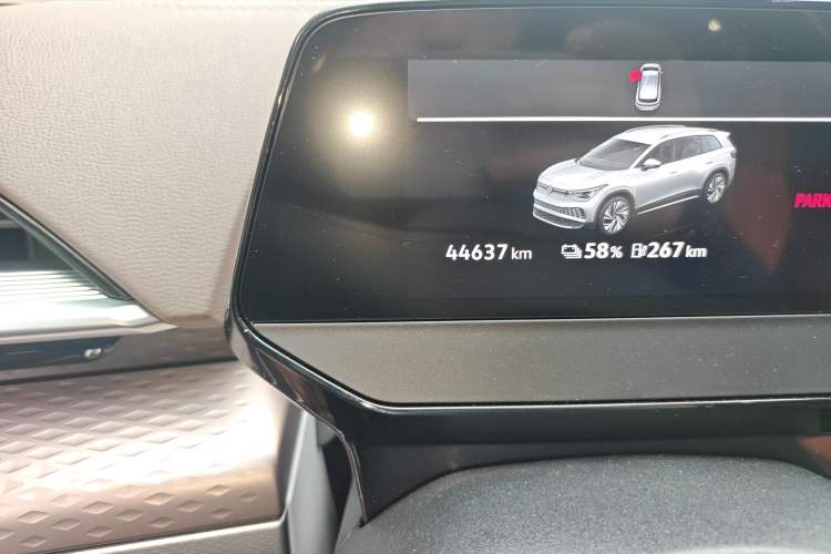 Used Volkswagen ID.6 X 2022 Smart Enjoyment Long-Range Edition Odometer Close Up