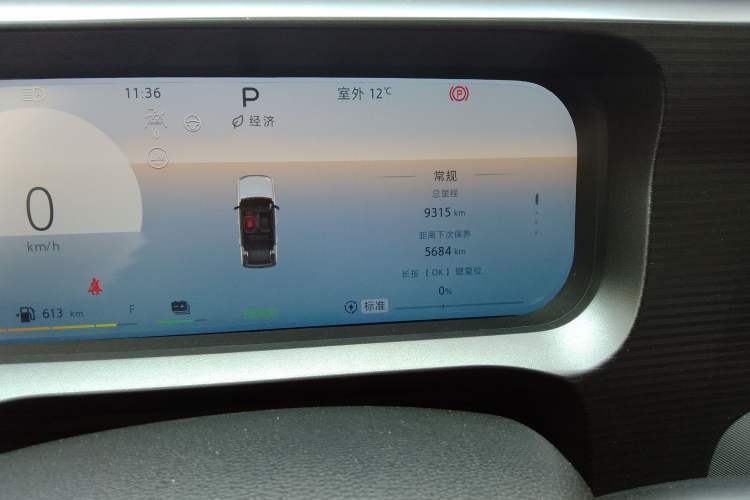 Used BAIC Off-Road BJ30 2024 1.5T Magic Electric Drive Advanced Version Odometer Close Up