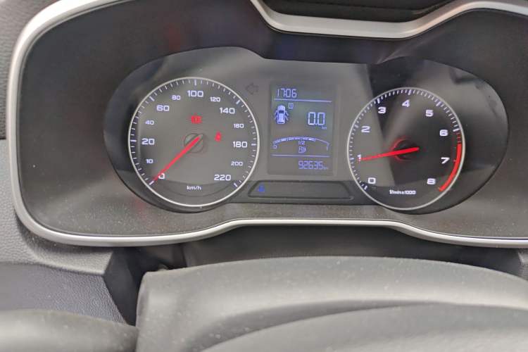 Used MG ZS 2017 1.5L Manual Elite Edition Odometer Close Up