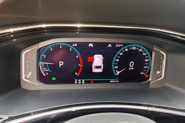 Used Volkswagen Tayron X 2020 380TSI Four-Wheel Drive Prestige Connected Version Instrument Cluster