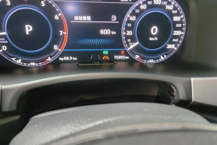 Used Volkswagen Teramont 2017 380TSI Four-Wheel Drive Luxury Edition Odometer Close Up