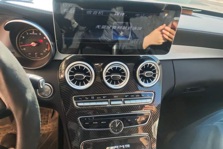 Used Mercedes-Benz C-Class 2018 C 200 L Sport Edition Audio And AC Panel