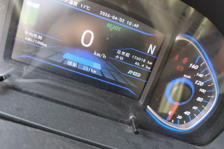 Used BAIC New Energy EX 2018 EX360 New Style Edition Odometer Close Up