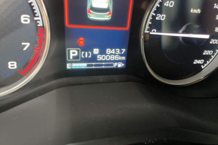 Used Subaru Forester 2021 2.0i e-Boxer Sport Edition with EyeSight Odometer Close Up