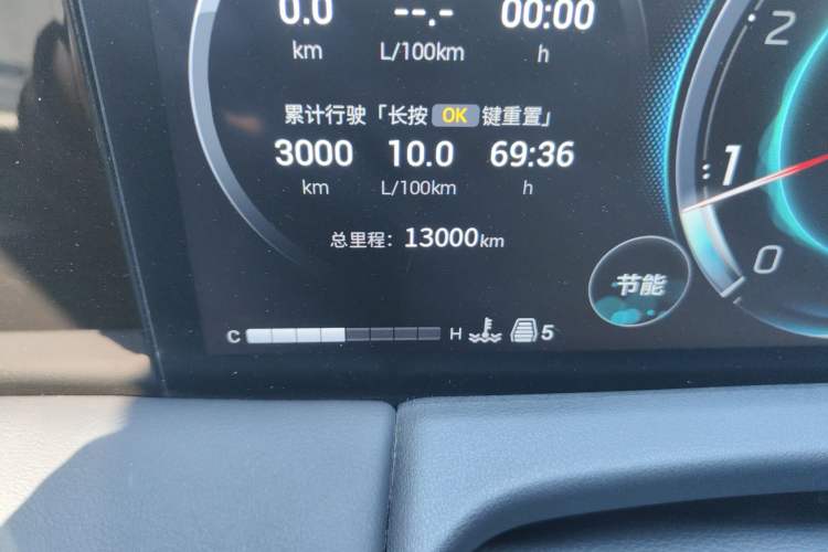 Used GAC Trumpchi M8 2024 Master Series 400T Prestige Edition Odometer Close Up