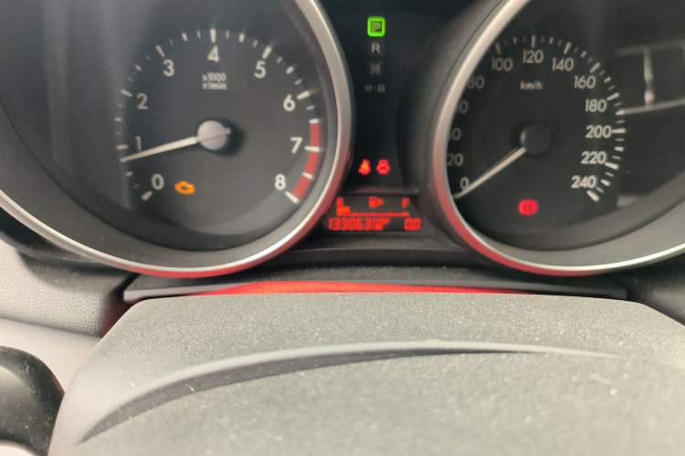 Used Mazda 3 2011 Sedan 1.6L Automatic Comfort Model Odometer Close Up